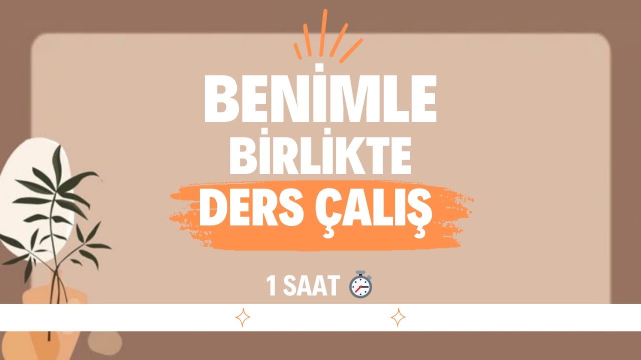 “Masadan Kalkamadan 1 saat Ders Çalış! 📖| Study With Me” #birlikteçalışalım #studywithme