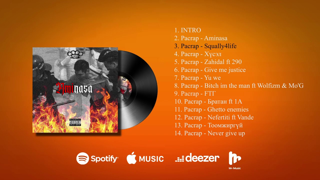 Pacrap - Squally4life (Official Audio) - Album Version