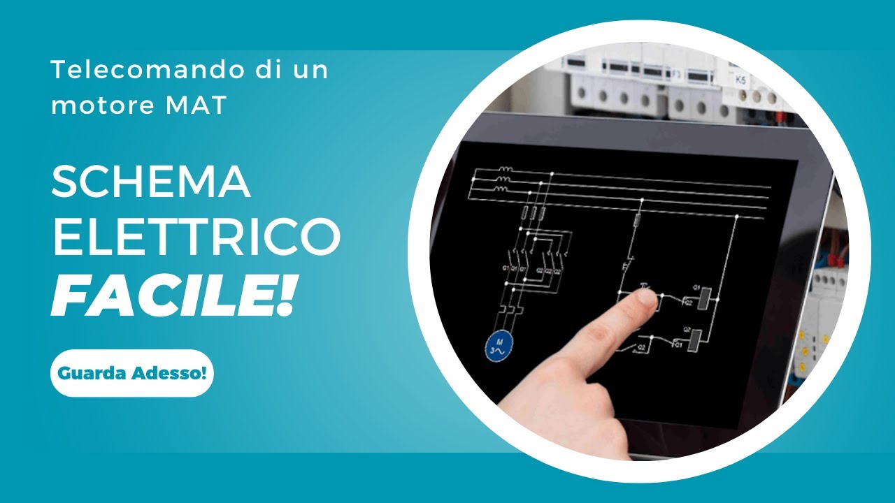 Disegnare uno Schema Elettrico da ZERO! 📐 Potenza, Comando e Pulsantiera in 15 Minuti