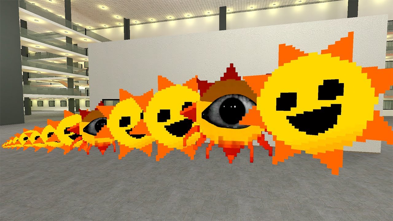 Sprunki of All Sizes Mr  Sun Pixel is asking for help