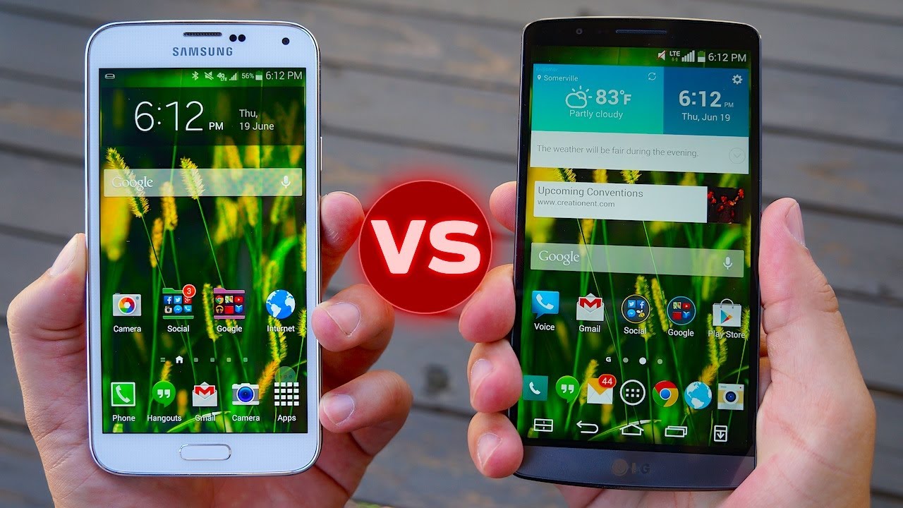 Galaxy S5 против LG G3: битва флагманов | Pocketnow