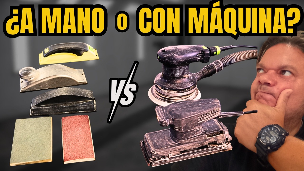 Cómo lijo mi auto? A mano o a máquina? Diferencias, ventajas y no.