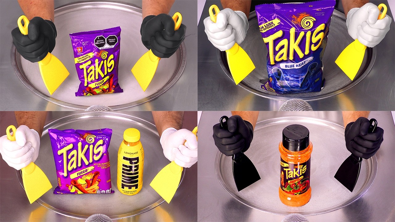 Takis Explosion On Ice – The Ultimate ASMR Compilation