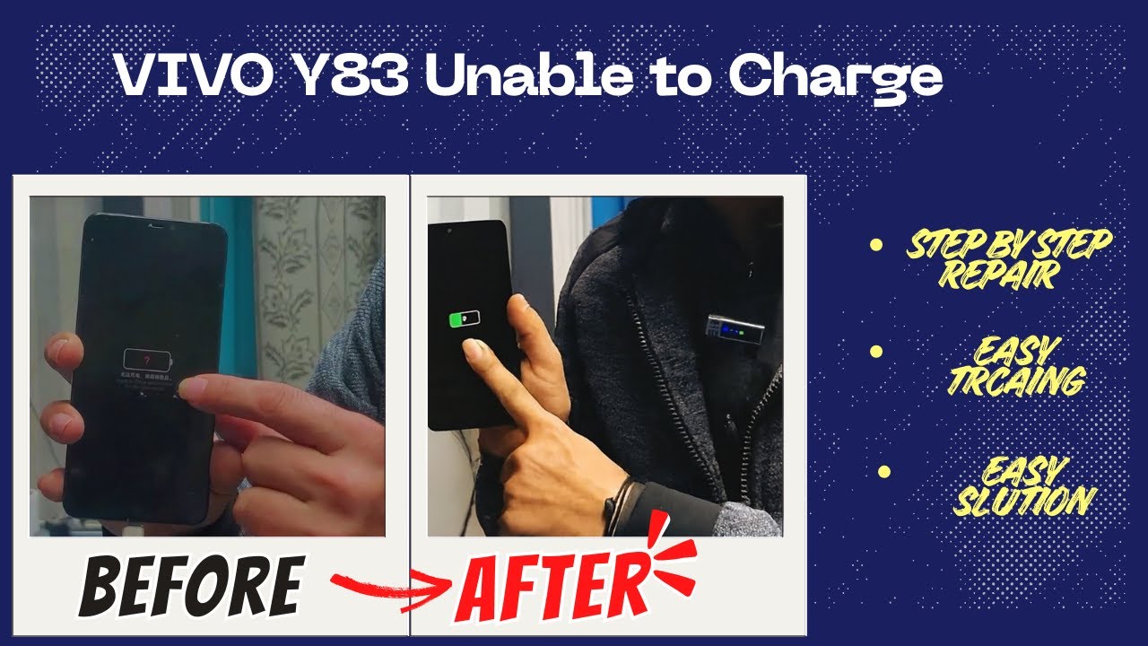 Телефон vivo y83 не заряжается, обратитесь в сервисный центр.