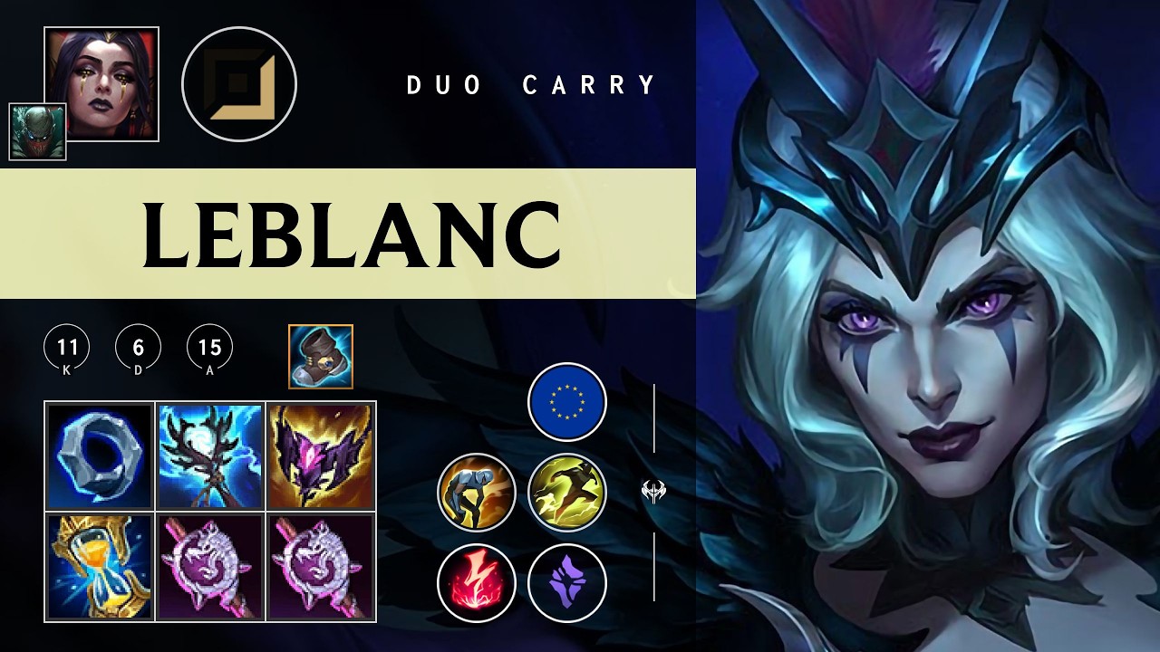 LeBlanc Carry vs Kai'Sa - EUW  Patch 26.03
