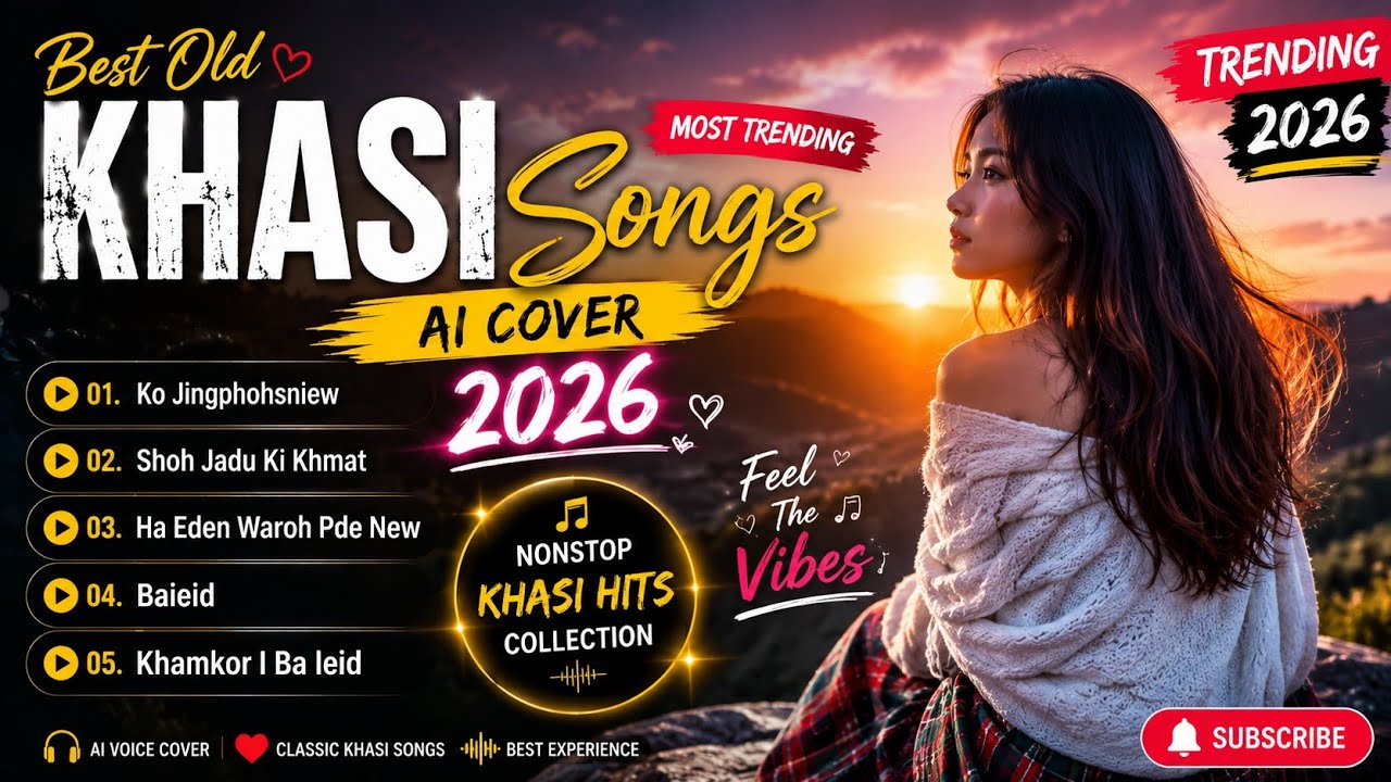 Best Old Khasi Songs AI Cover 2026  | Ko Jingphohsniew | Shoh Jadu Ki Khmat | Nonstop Khasi Hits