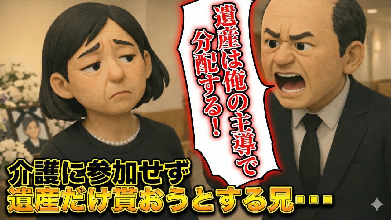 【因果応報】介護を妹に丸投げする兄。母が亡くなると「長男だから」という理由で遺産を独占しようとするので…妹は静かな反撃に出る【修羅場】