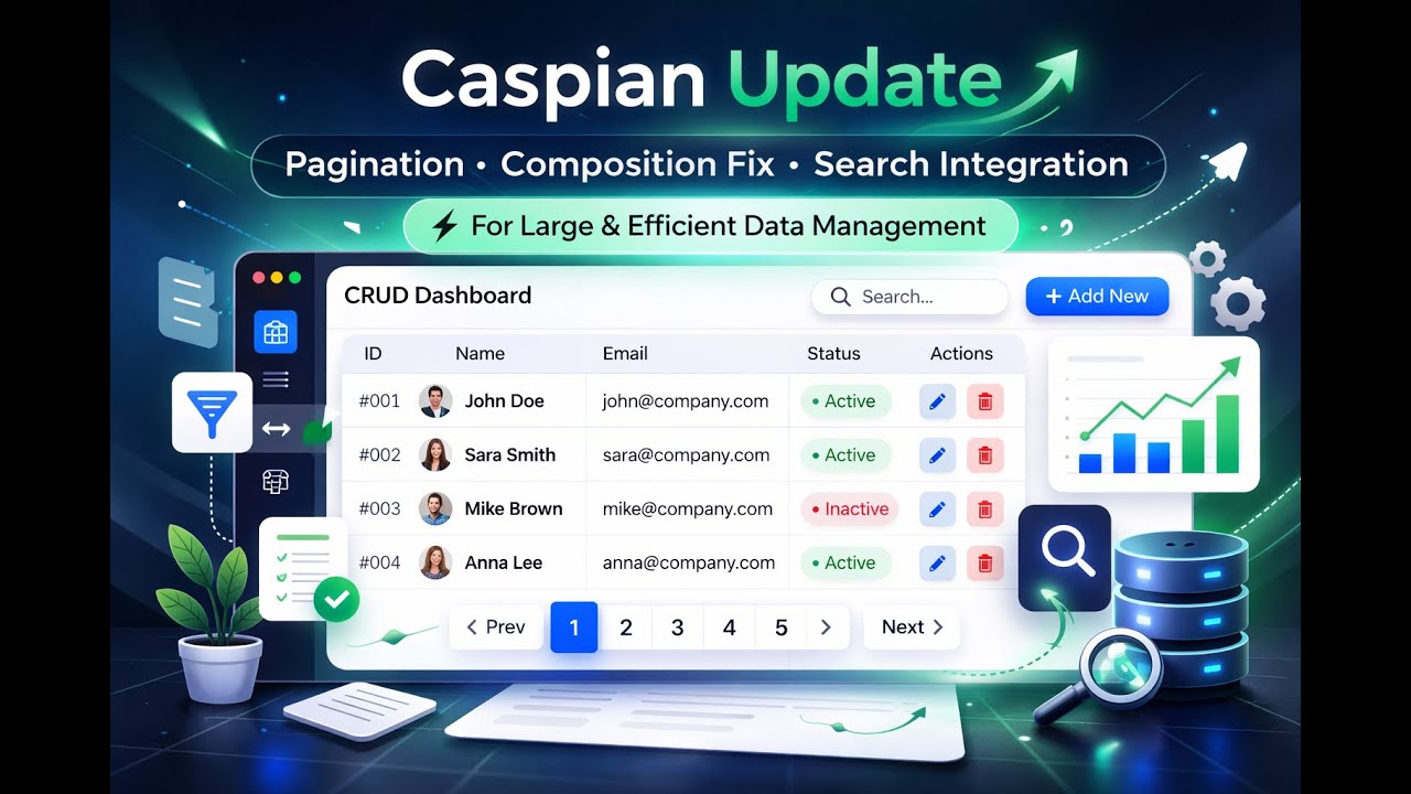 🚀 Caspian Just Leveled Up: Pagination, Composition Fixes & Lightning-Fast Search