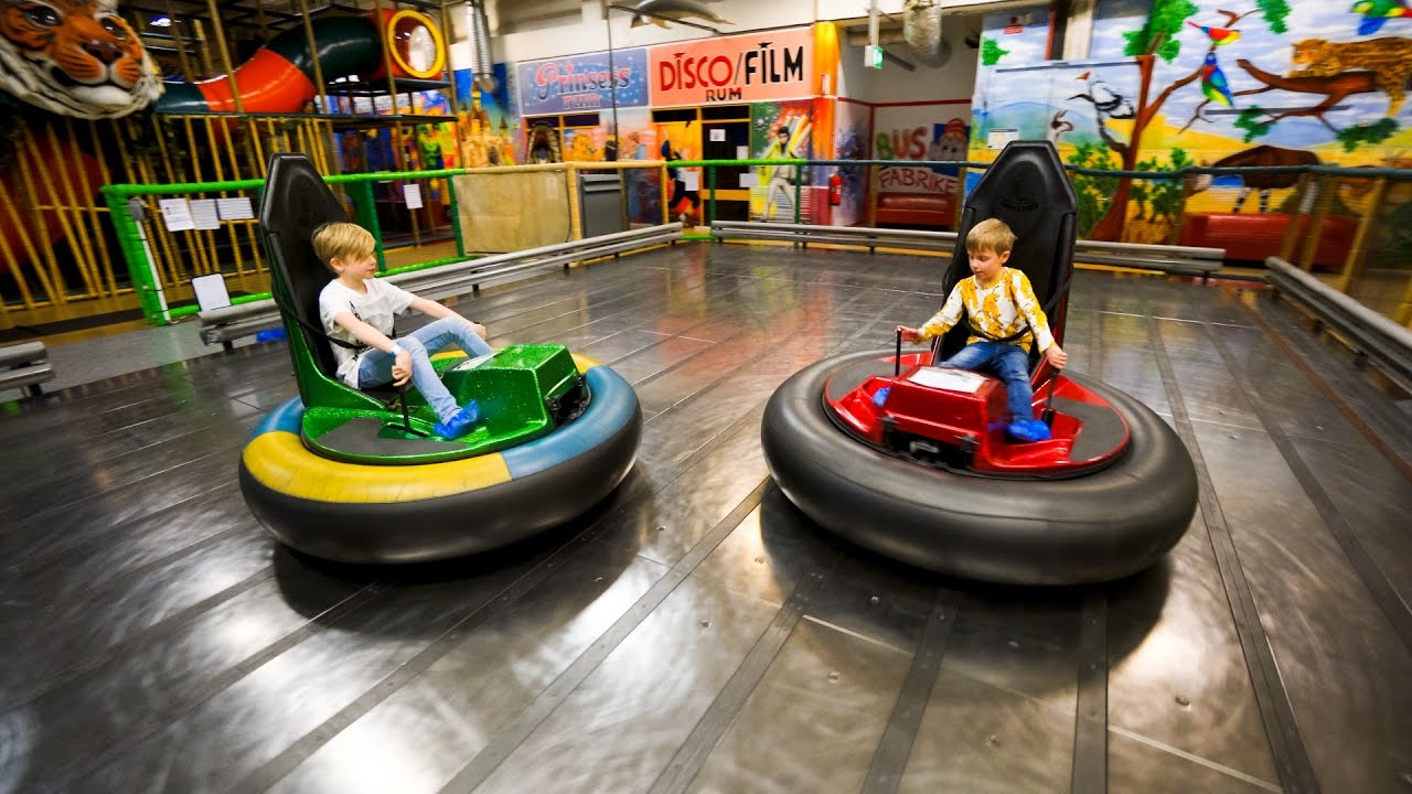 Crazy Bumber Cars at Busfabriken Indoor Playground