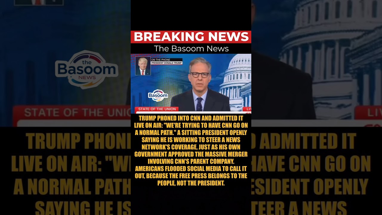 🚨BREAKING: Trump Says &ldquo;We&rsquo;re Trying to Have CNN Go on a Normal Path&rdquo; | Live CNN Interview