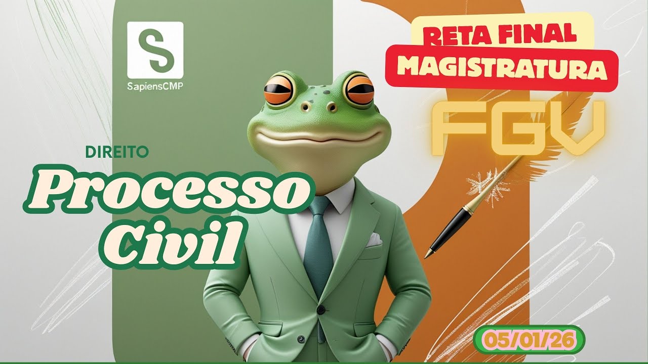 ESTUDO DIRIGIDO ⚖️ Processo Civil para Magistratura (Banca FGV): Temas de Alta Incidência