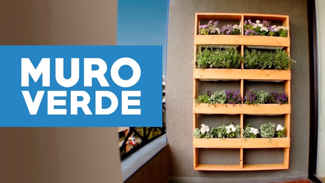 C&oacute;mo hacer un muro verde para el jard&iacute;n