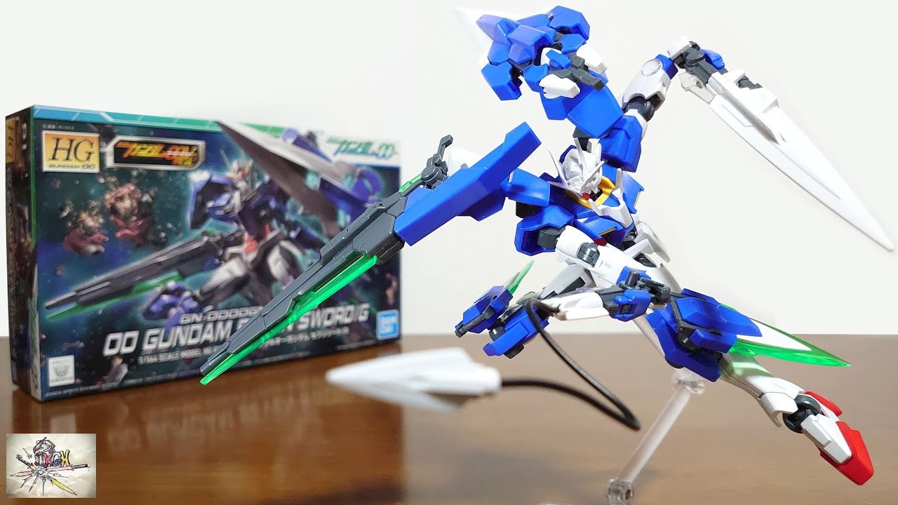 (GNバスターソードIIやブラスターを装備！豊富な武装でポーズが決まる！)HG 1/144 ダブルオーガンダム セブンソード/G　レビュー