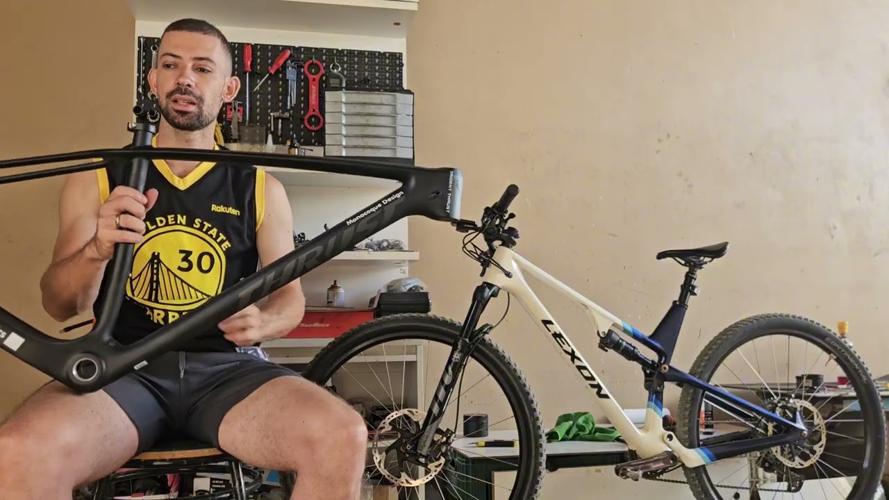 Polêmica!  Quandro de alumínio intermediário,  ou carbono de entrada?  #bike 
