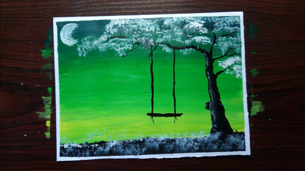 easy poster colour painting for beginners