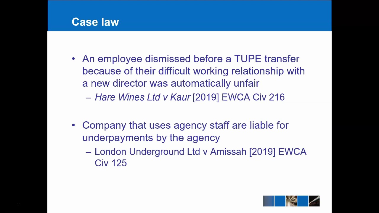 Employment Law Update 2019 20