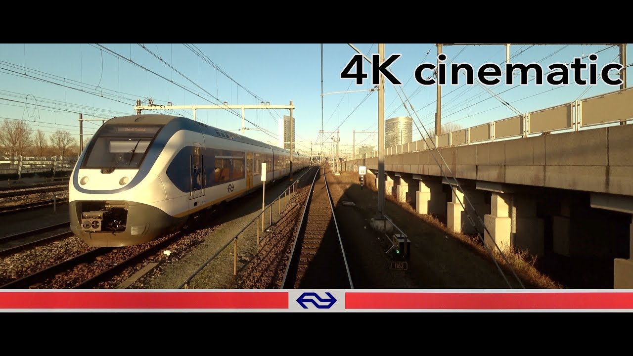 4K CABVIEW HOLLAND [CINEMATIC] Hoofddorp Opstel - Amersfoort VIRM 15feb 2019