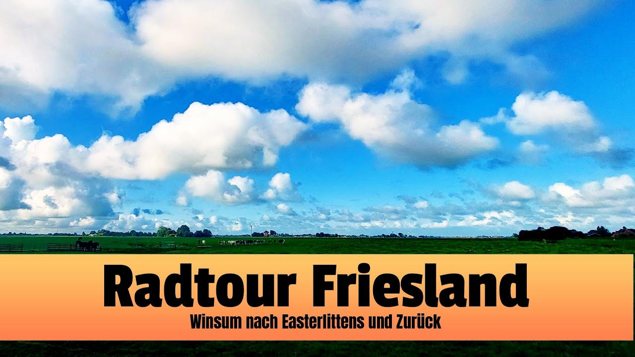 Radfahren in Friesland Winsum nach Easterlittens und Zurück