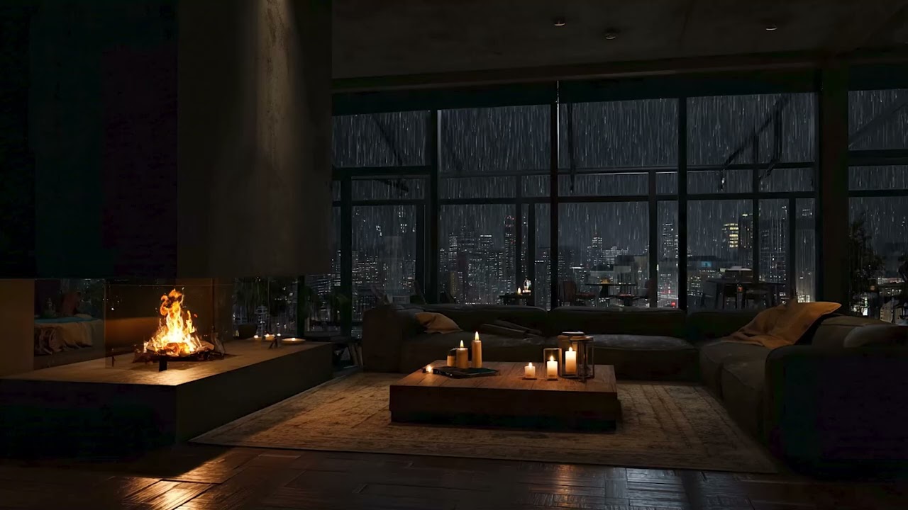 Piano Rain Sounds for Sleeping 🎹🌧️ | Peaceful Chill Music All Night