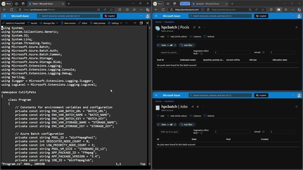 Azure Batch HPC workload Demo | Module 01 | File crawl