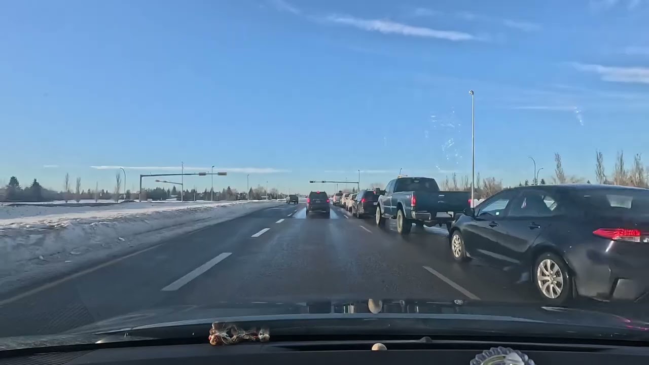 Driving in Winter- Regina Saskatchewan 🇨🇦🍁