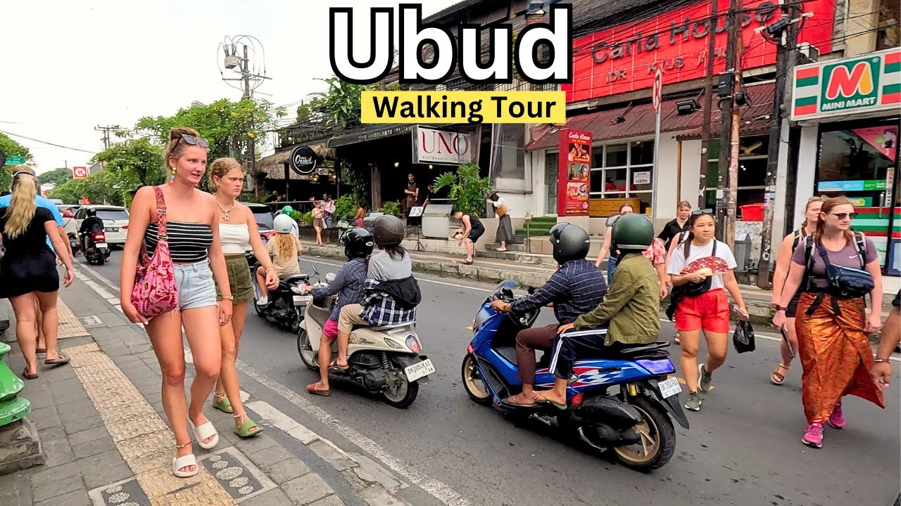 Exploring Ubud Bali Indonesia - A Downtown Walking Tour