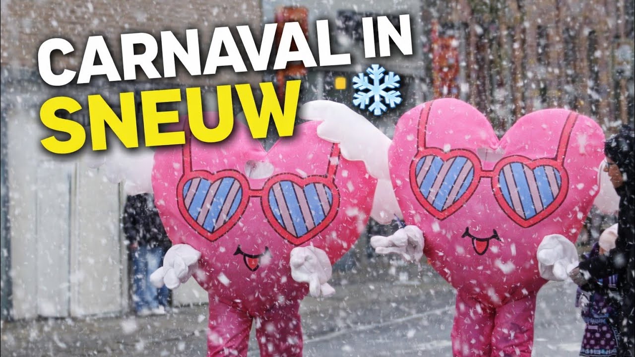 Carnavalstoet in de sneeuw | mini vlog.
