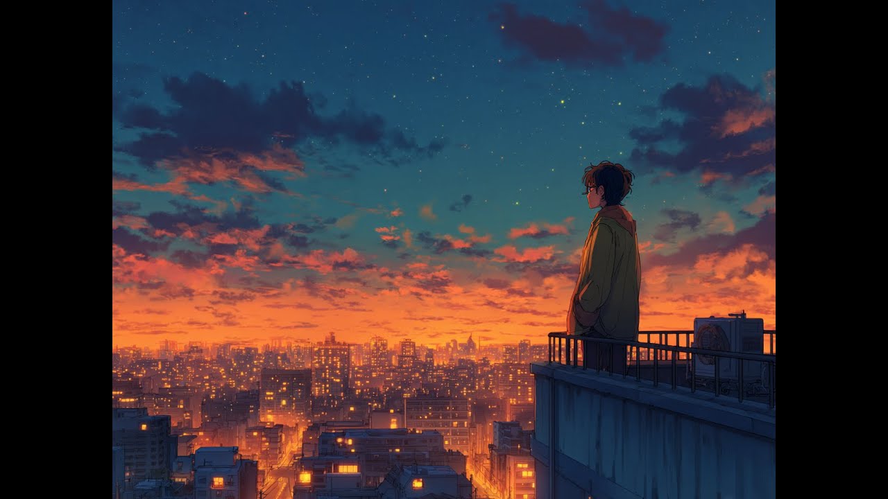 🌇 Sunset | Lofi | Cozy | Anime | Japan #lofi #beatstostudy #lofimusic #relaxing #animation
