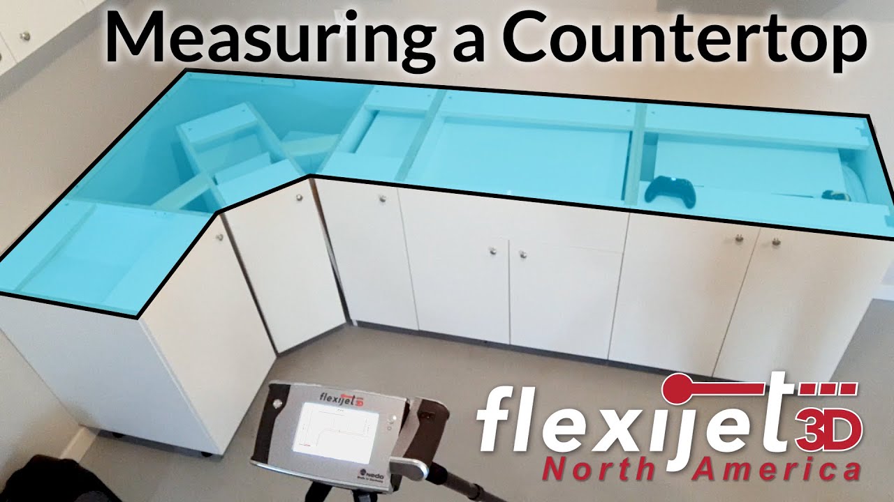Обучение работе с Flexijet 3D — Измерение столешницы
