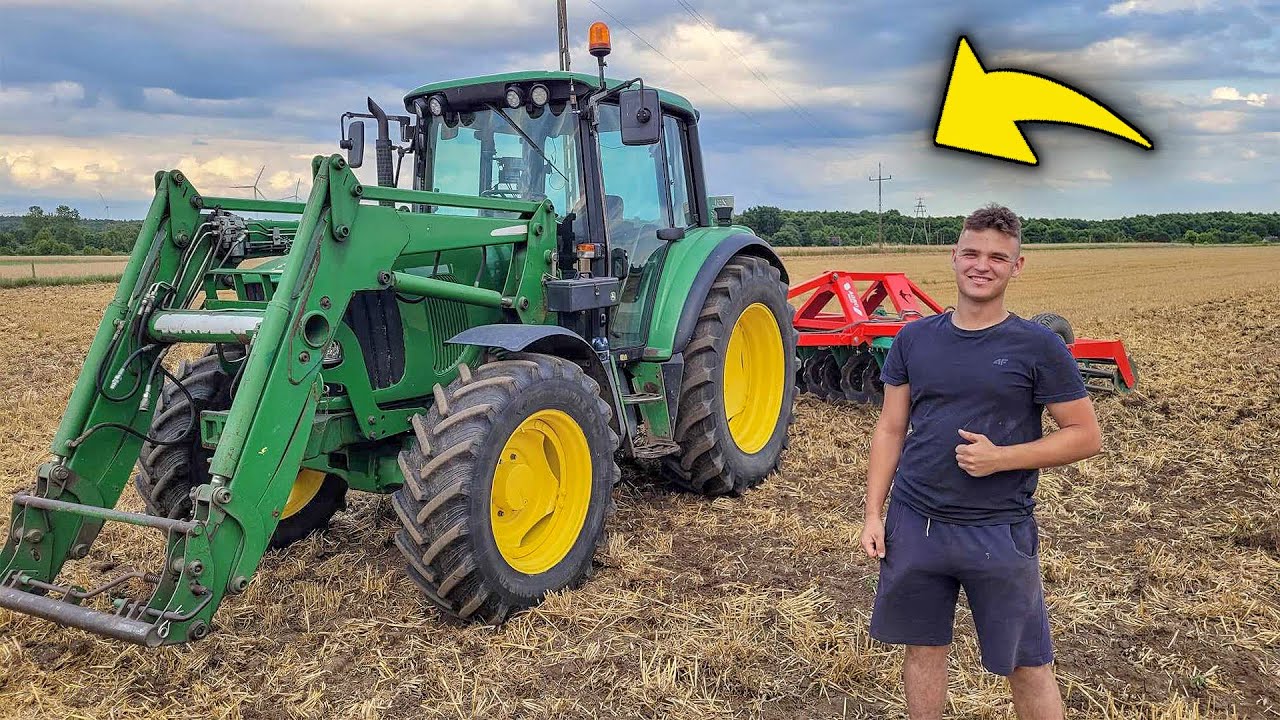 SZUKAMY ZIEMI - Bartosz w Marka Traktorze - Talerzowanie Ścierniska