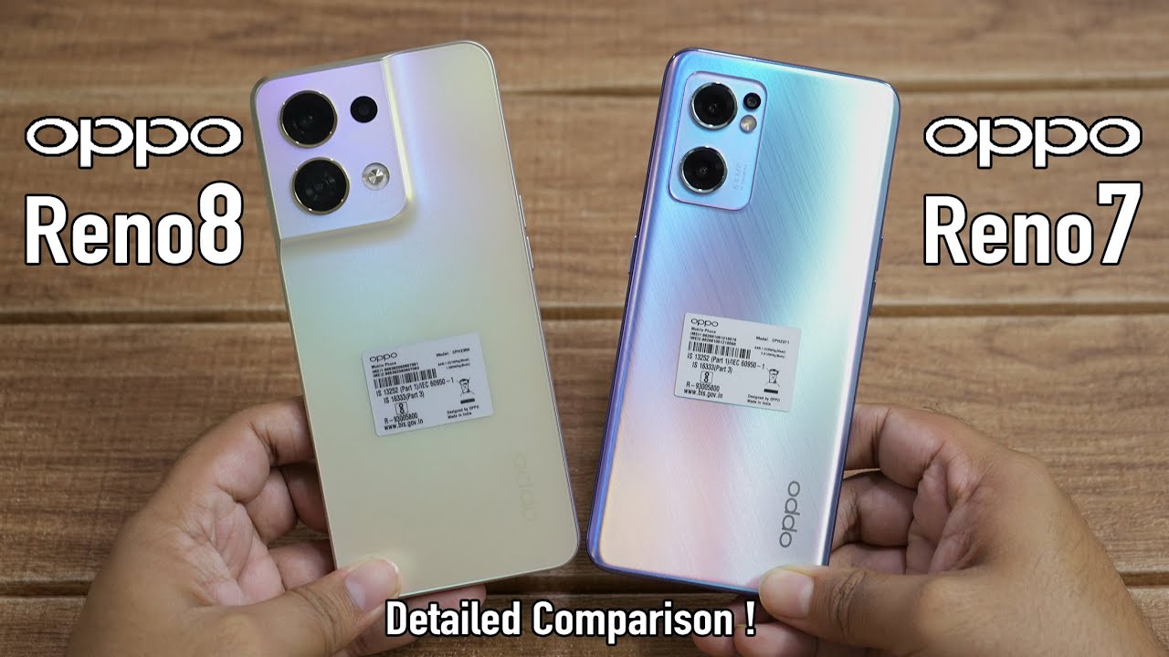 Oppo Reno 8 Vs Reno 7 Comparison | DImensity 1300 Vs Dimensity 900 !