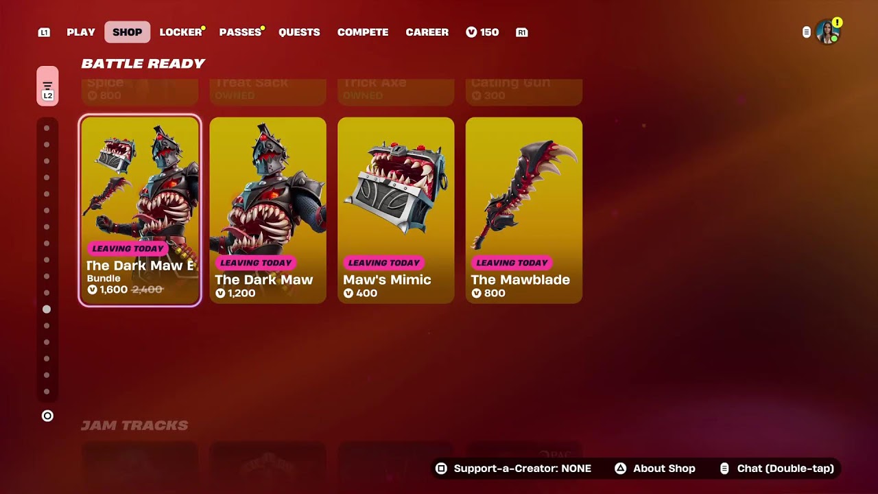 New fortnite item shop.