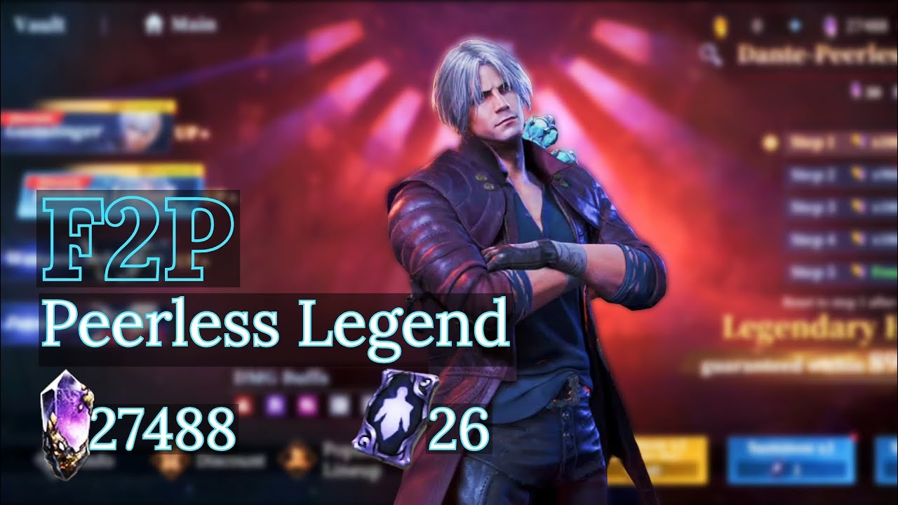 Devil May Cry: Peak of Combat DMC POC | Peerless Legend Dante Luckiest Summons?! | The KiLLeR.