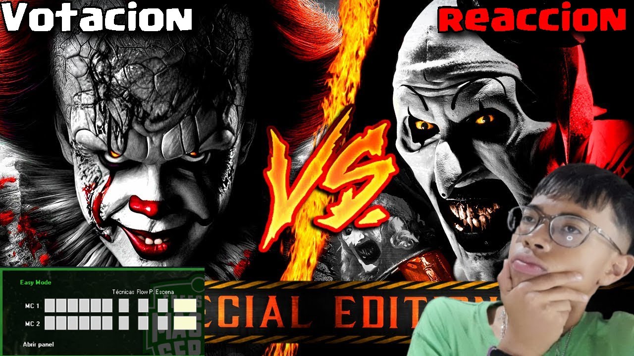 🎈 Art DESTROZA a Pennywise 💥 | 🖤 Votando Combates Mortales de Rap en Formato FMS | K4by