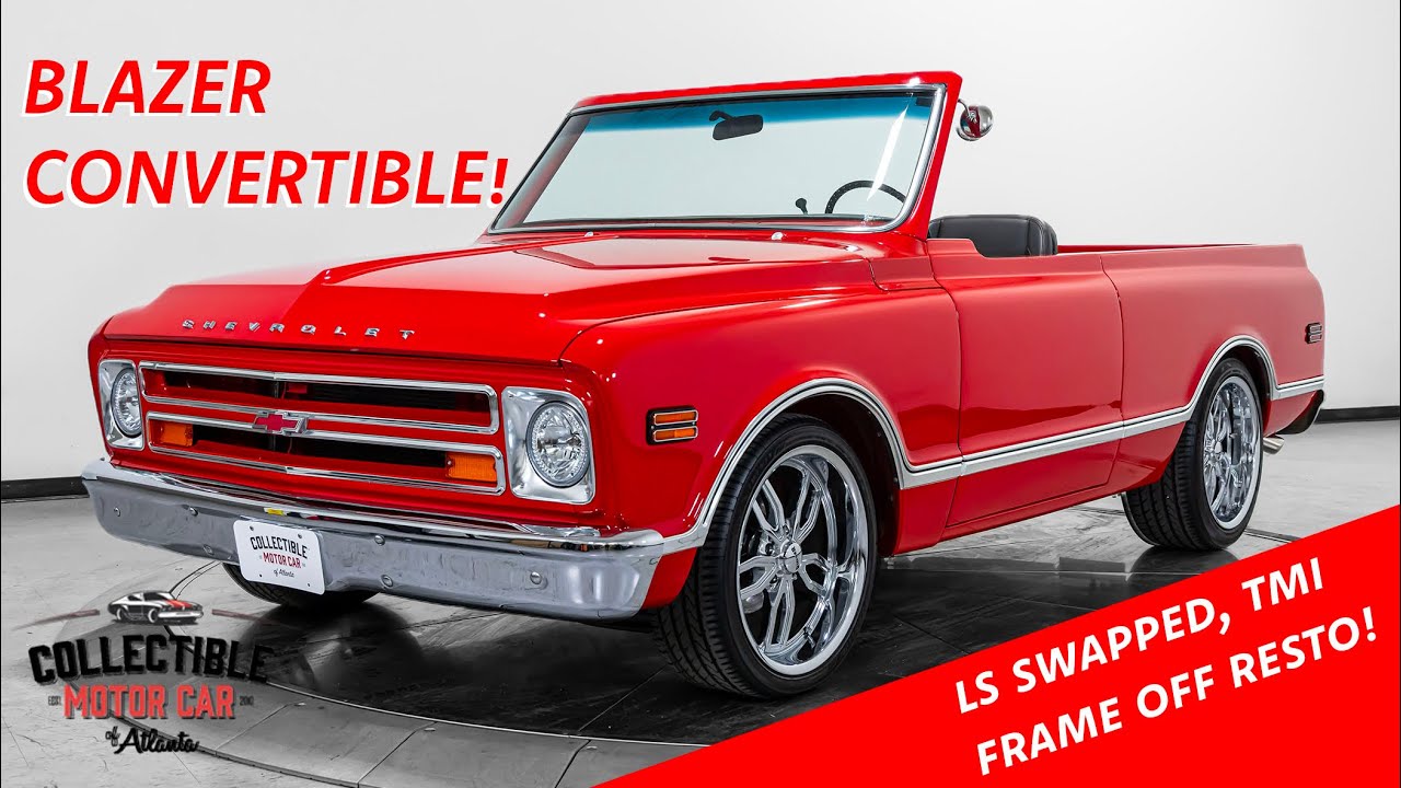 Обзор реставрированного кабриолета Chevrolet Blazer 1971 года — Collectible Motorcar of Atlanta.