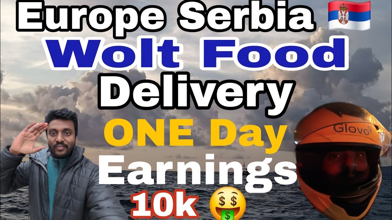 Europe Serbia 🇷🇸 One Day Wolt Food Delivery | Explore & Earnings