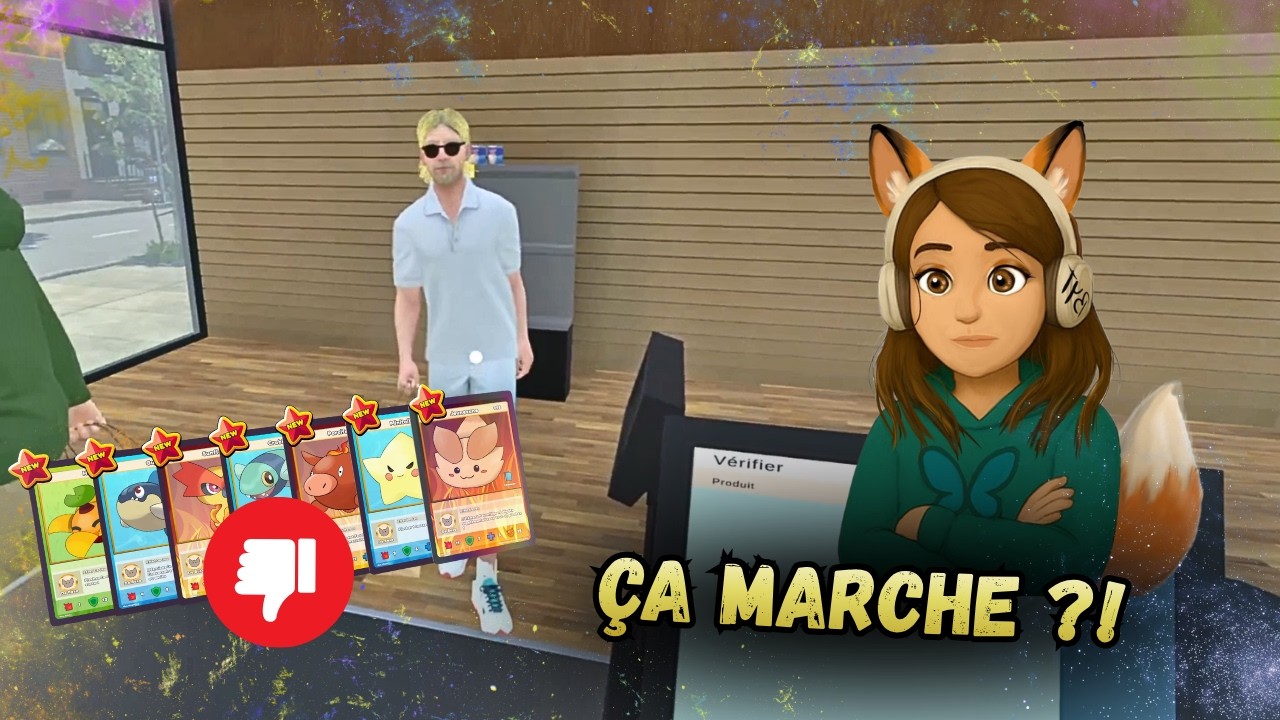 TCG CARD SHOP SIMULATOR | Ouvrir une boutique de cartes, premiers tirages et galères - Episode 1