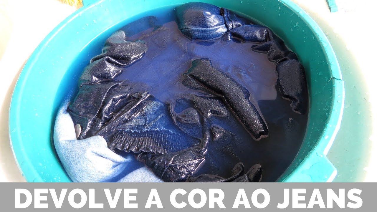 Deixe seu JEANS com a COR VIVA novamente | Coisas F&aacute;ceis ✅