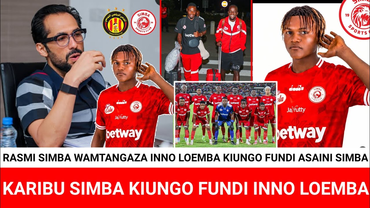 MUDA HUU SIMBA WAMTANGAZA INNO LOEMBA KIUNGO MSHAMBULIAJI | SIMBA WAMERAMBA DUME HUYU NI MTU KWELI 