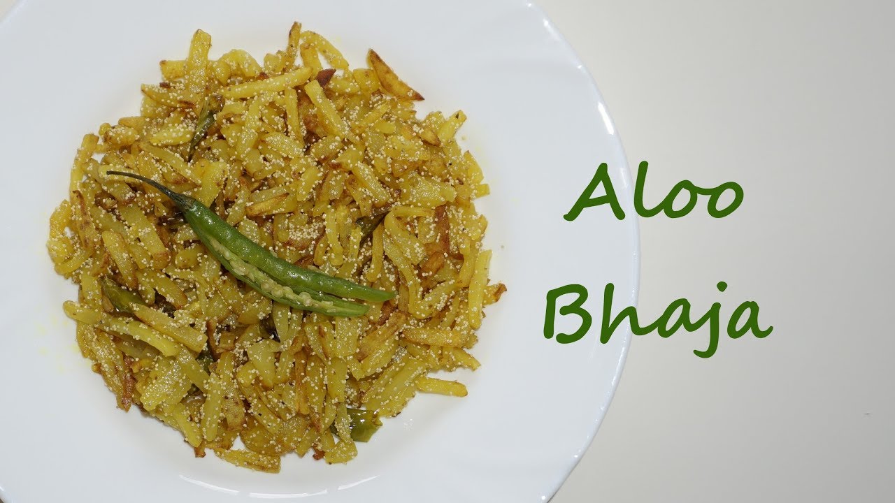 ALOO BHAJA- No onion-garlic POTATO FRY- A pure veg recipe of potato.