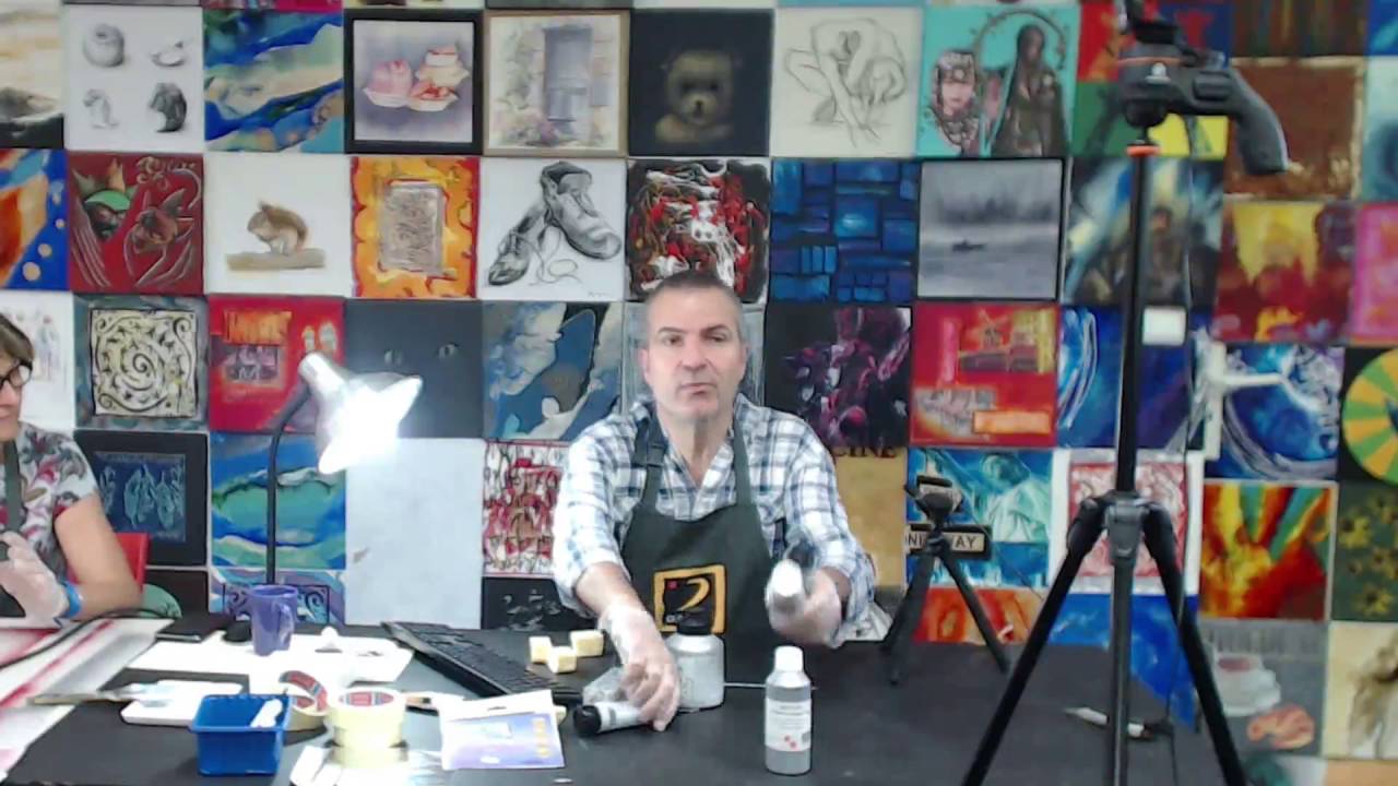 Technique pour utiliser les pigments argents et ors
