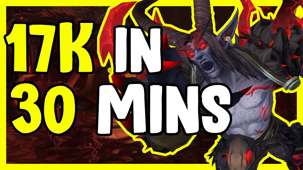 17k In 30 Mins In WoW Shadowlands - Gold Farming, Gold Making Guide