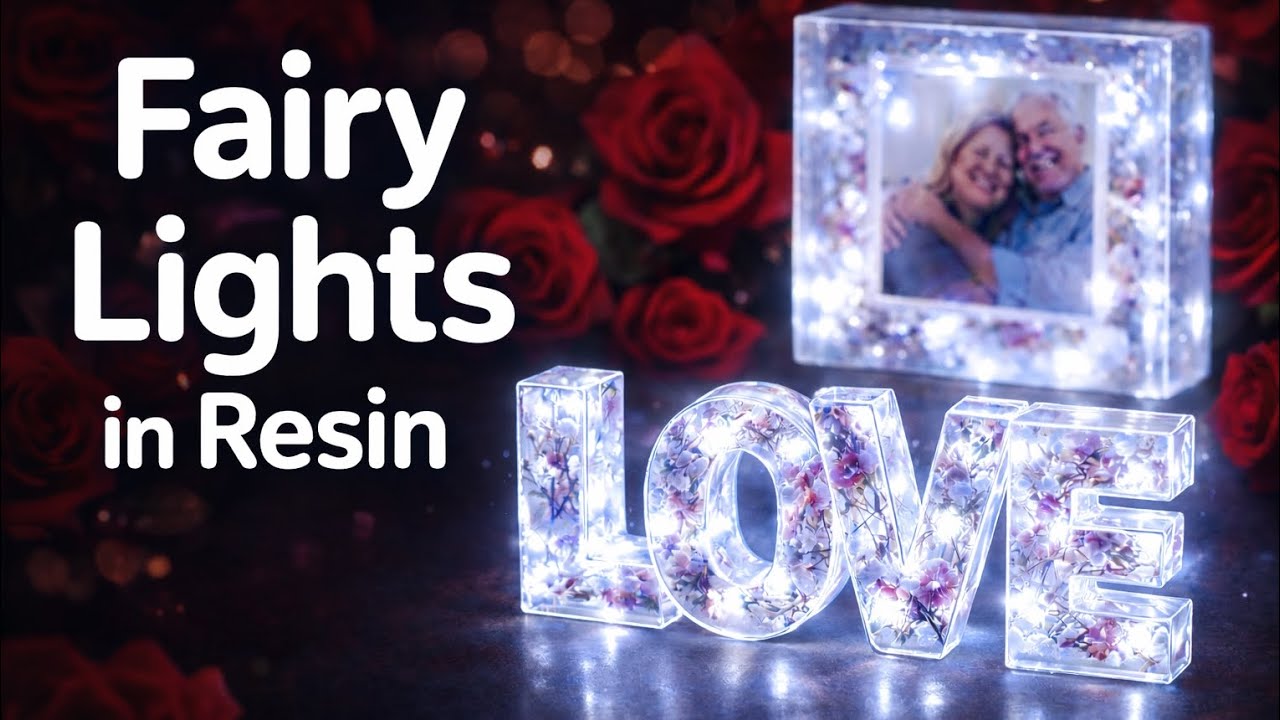 #113 2 ways to use lights in resin | Light up keepsake tutorial 
