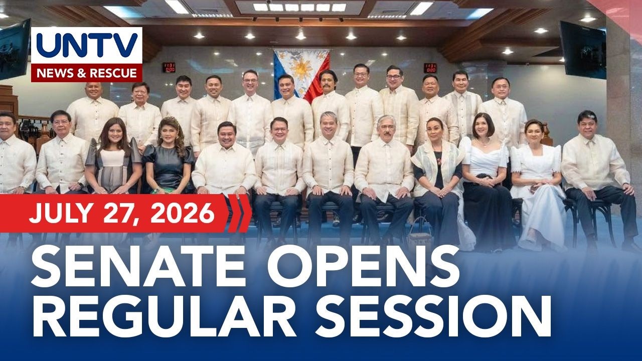LIVE: Senate convenes regular session | July 27, 2026