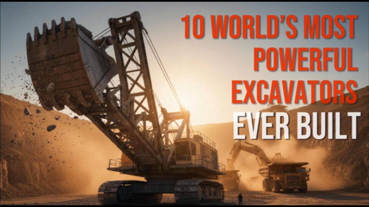 Top 10 World’s Most Powerful Excavators Ever Built #excavator #truck #miningExcavators  #Engineering
