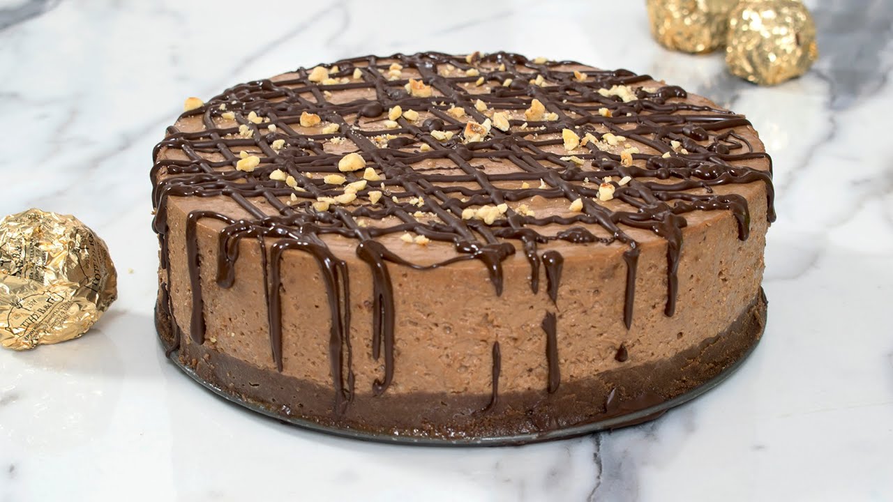 No bake Ferrero Rocher Cheesecake