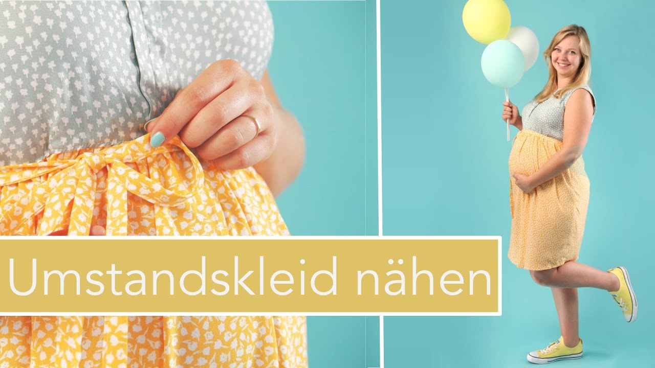 Upcycling Umstandskleid nähen: #KugelkleidKarla