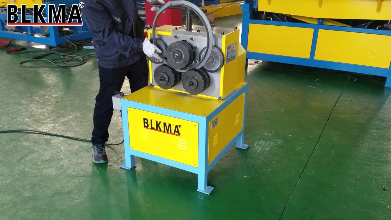 BLKMA brand angle steel rolling round machine / Angle Roll Bender Profile Bending Machine