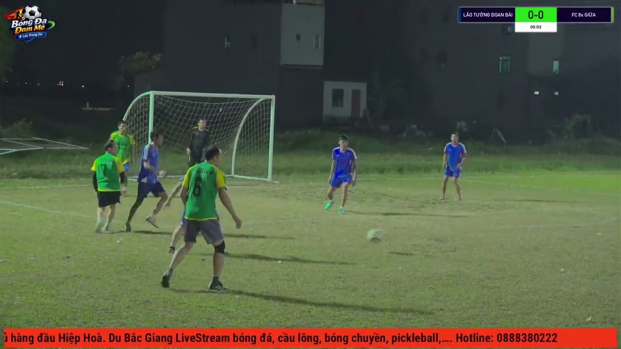 Giao Hữu Bóng Đá : Lão Tường Đoan Bái VS FC 8x Giữa
