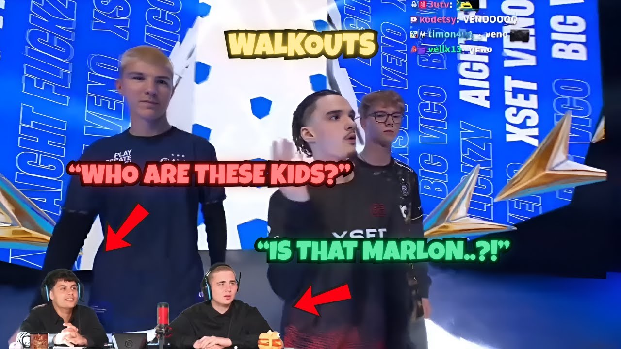 Stable Ronaldo & Lacy REACTS 2025 FNCS Pro GLOBALS I Player Walkouts